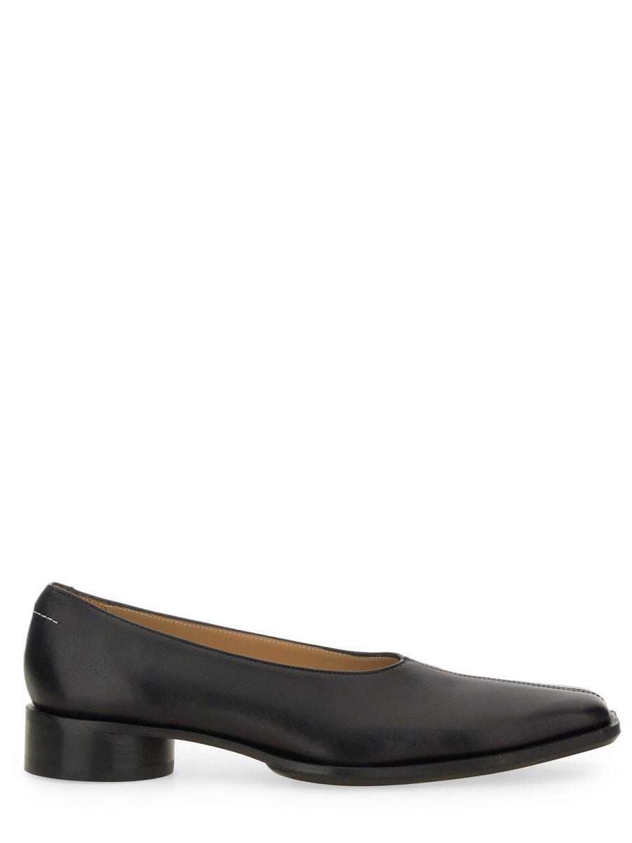MM6 MAISON MARGIELA Leather Ballerina Flats for Women - FW24