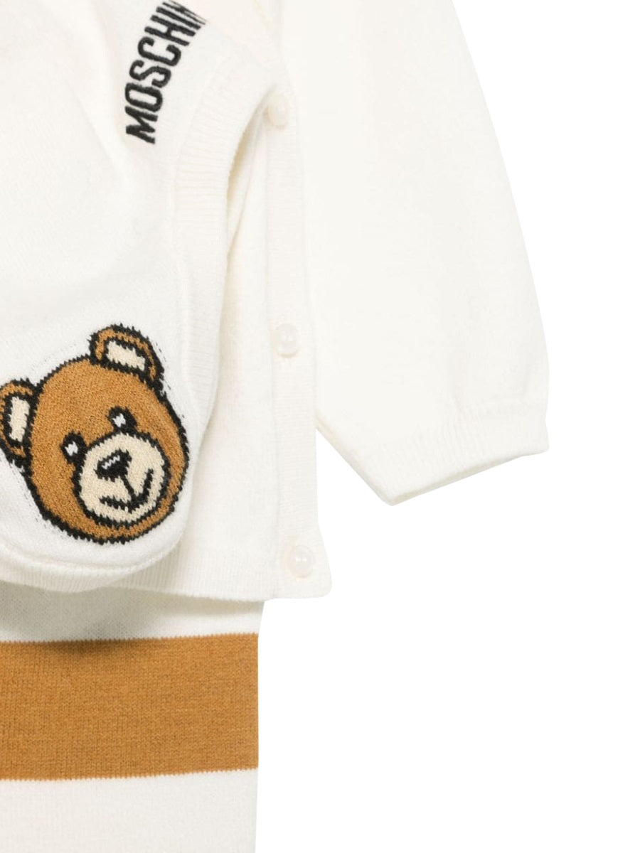 MOSCHINO Unisex Mini T-Shirt, Pants & Shirt Set