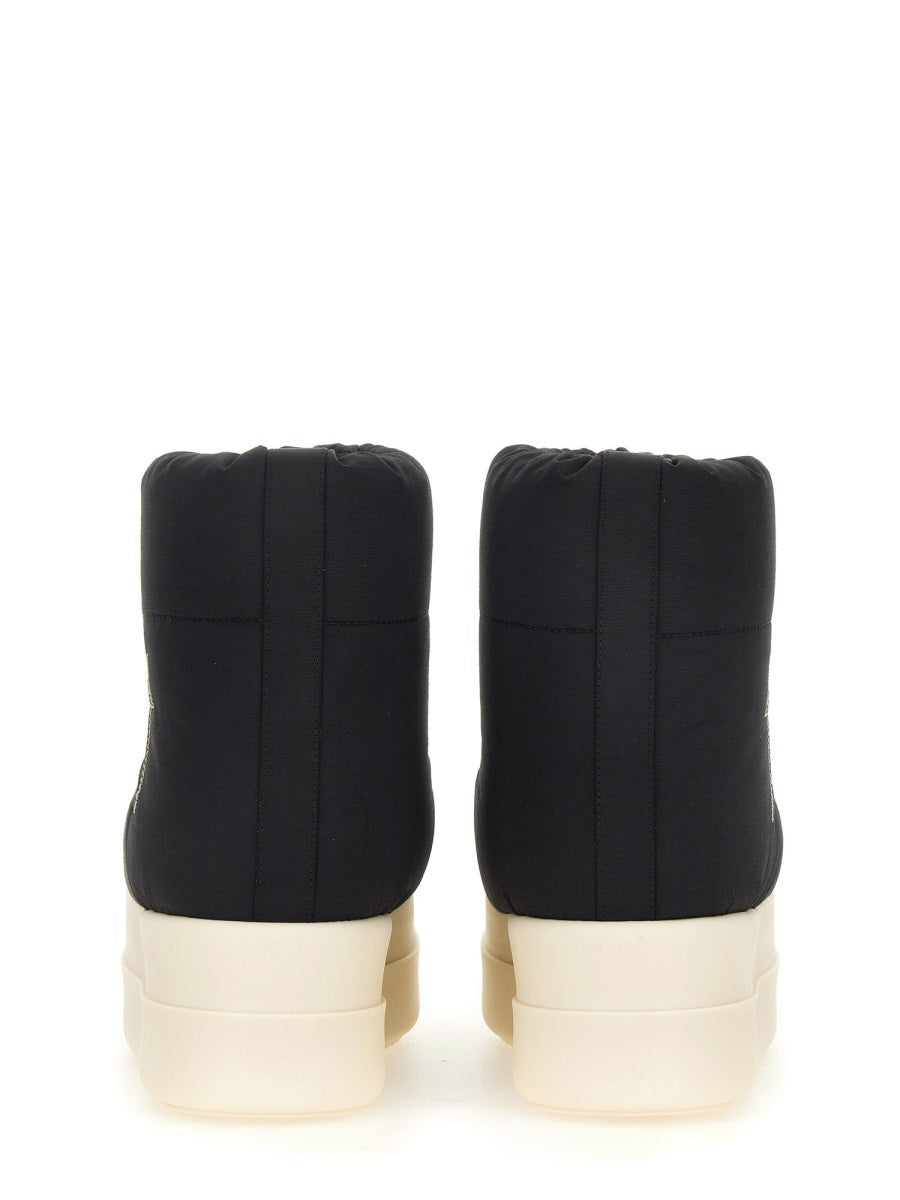 RICK OWENS DRKSHDW Padded Boot in 53% Nylon and 47% Cotton