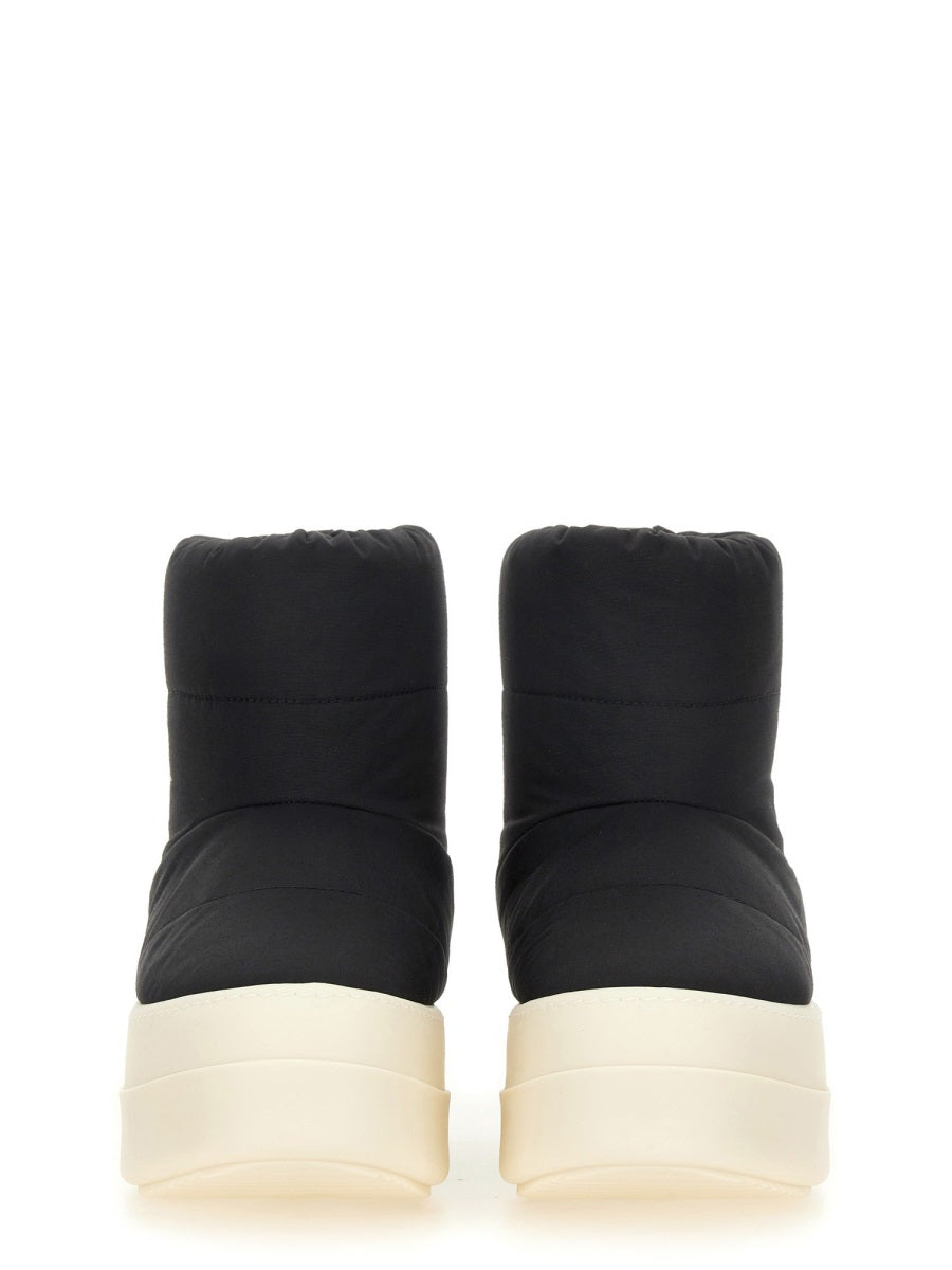 RICK OWENS DRKSHDW Padded Boot in 53% Nylon and 47% Cotton