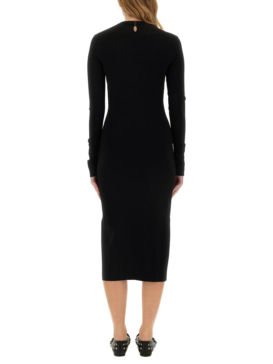 STELLA McCARTNEY Chic Midi Dress with Slit - Size S