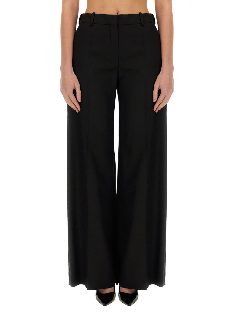 NINA RICCI Wide Gabardine Pants - Size 36