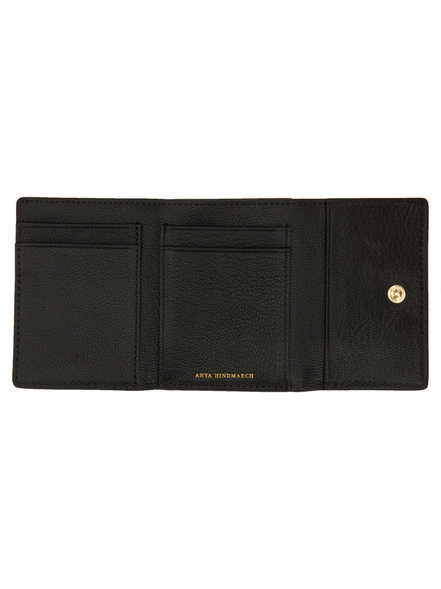 ANYA HINDMARCH Mini Trifold Wallet with Eye Design