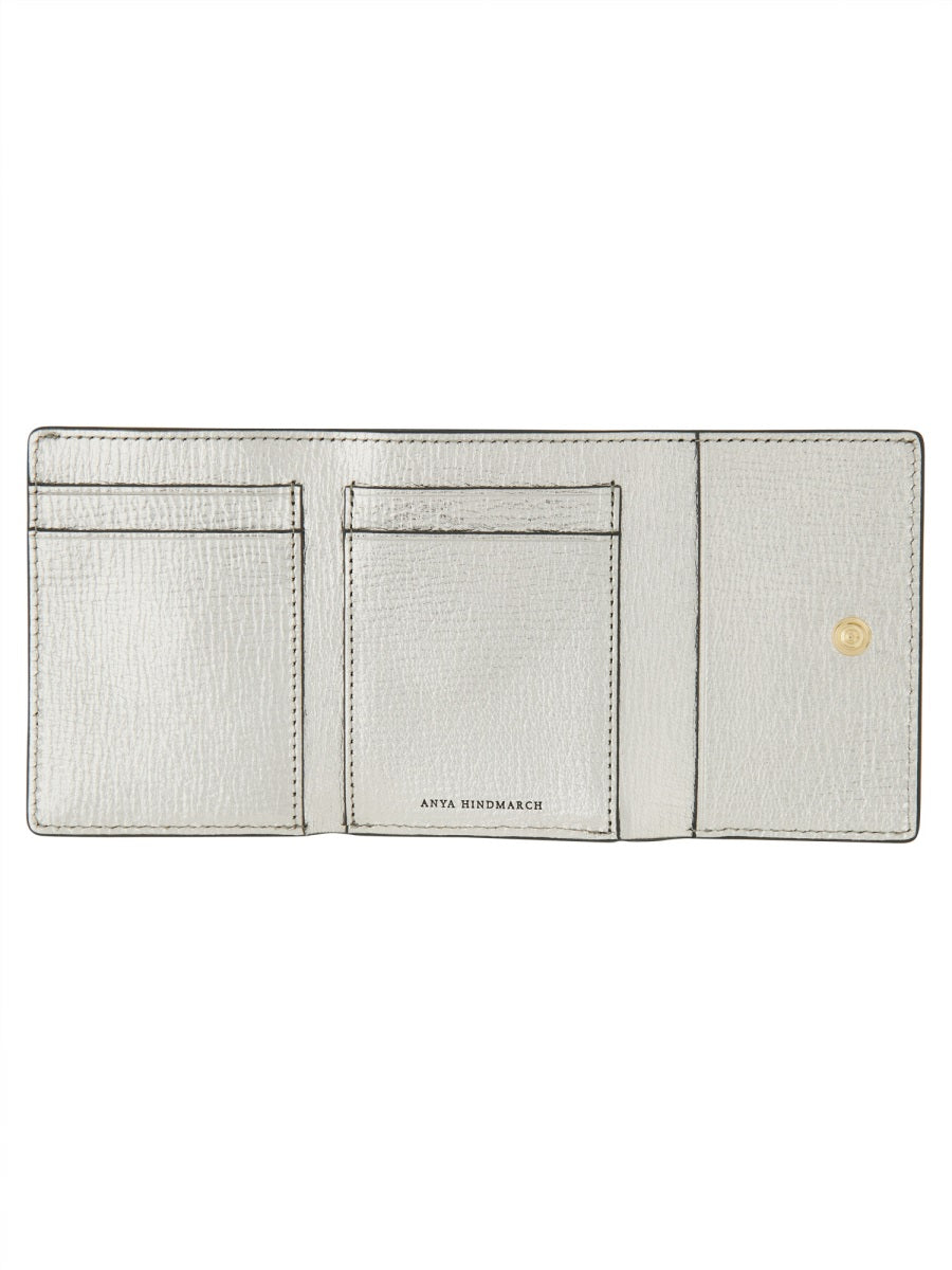 ANYA HINDMARCH Mini Trifold Wallet - Eyes Design