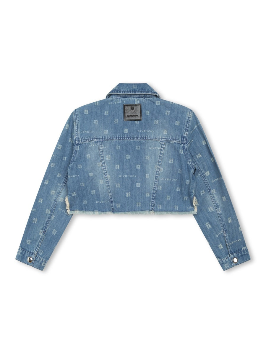 GIVENCHY Classic Denim Jacket for Girls