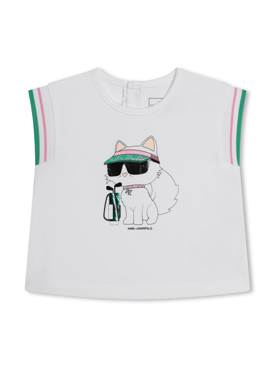 KARL LAGERFELD Boys' Mini Tee & Short Set for SS24