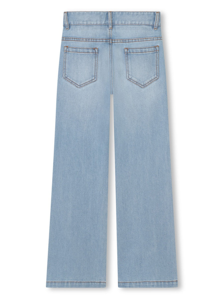 CHLOÉ Girls' Chic Denim Mini Pants