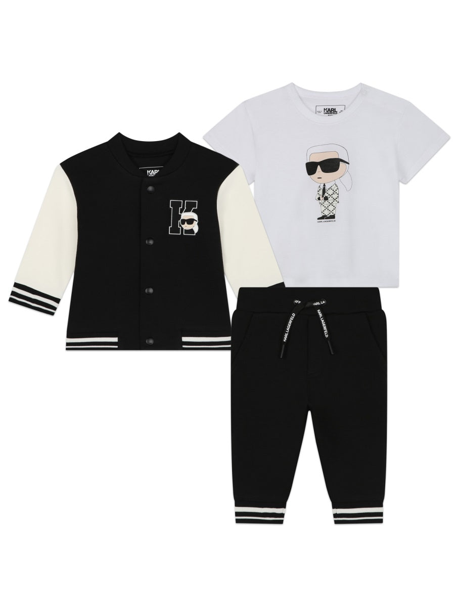 KARL LAGERFELD Stylish Mini Jogging Outfit for Boys