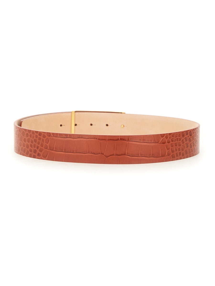 VICTORIA BECKHAM Elegant Leather Belt for Women - SS25 Collection