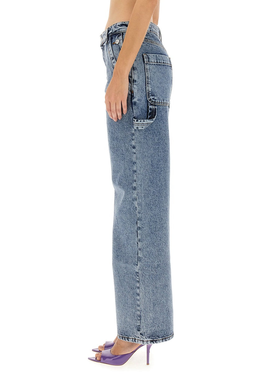 MOSCHINO JEANS WIDE LEG Jeans for Women - Fall 2025 Collection