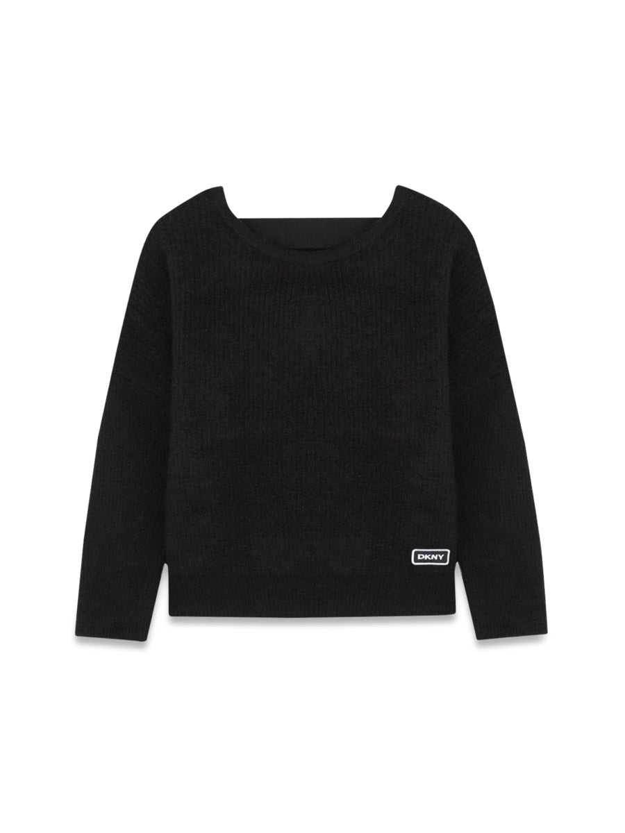 DKNY Girls' Cozy Knit Mini Sweater