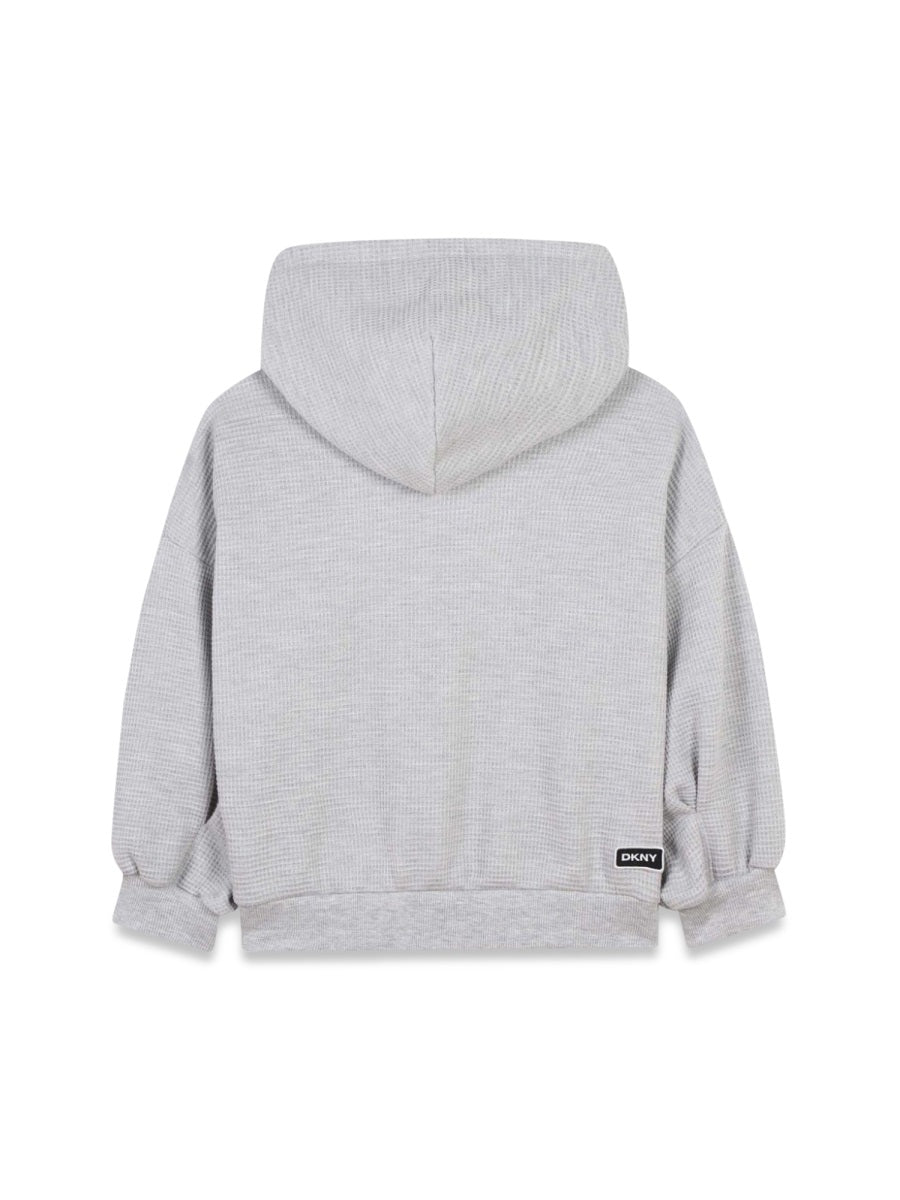 DKNY Girls' Cozy Hooded Sweatshirt