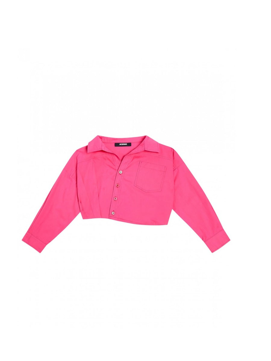 JACQUEMUS Kids Mini Cotton Shirt