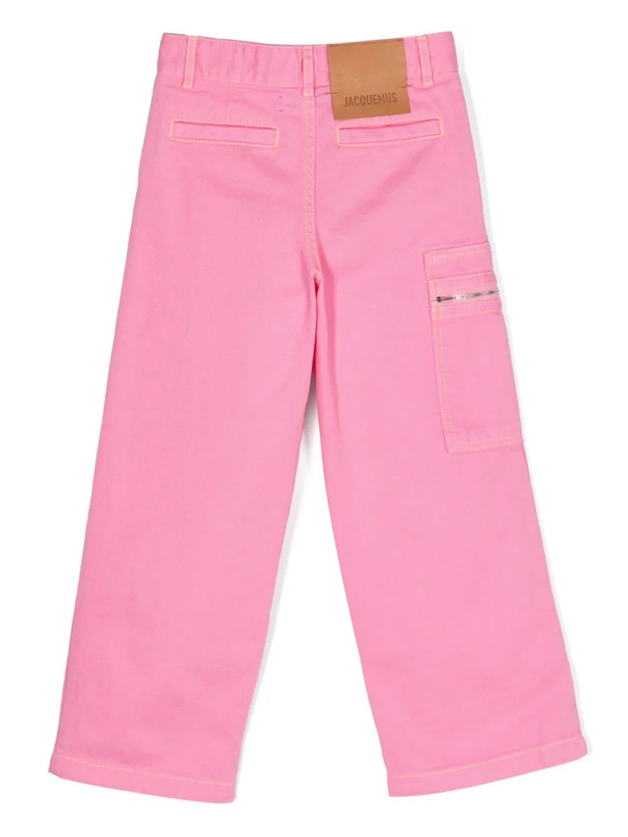 JACQUEMUS Mini Jean Pants for Girls