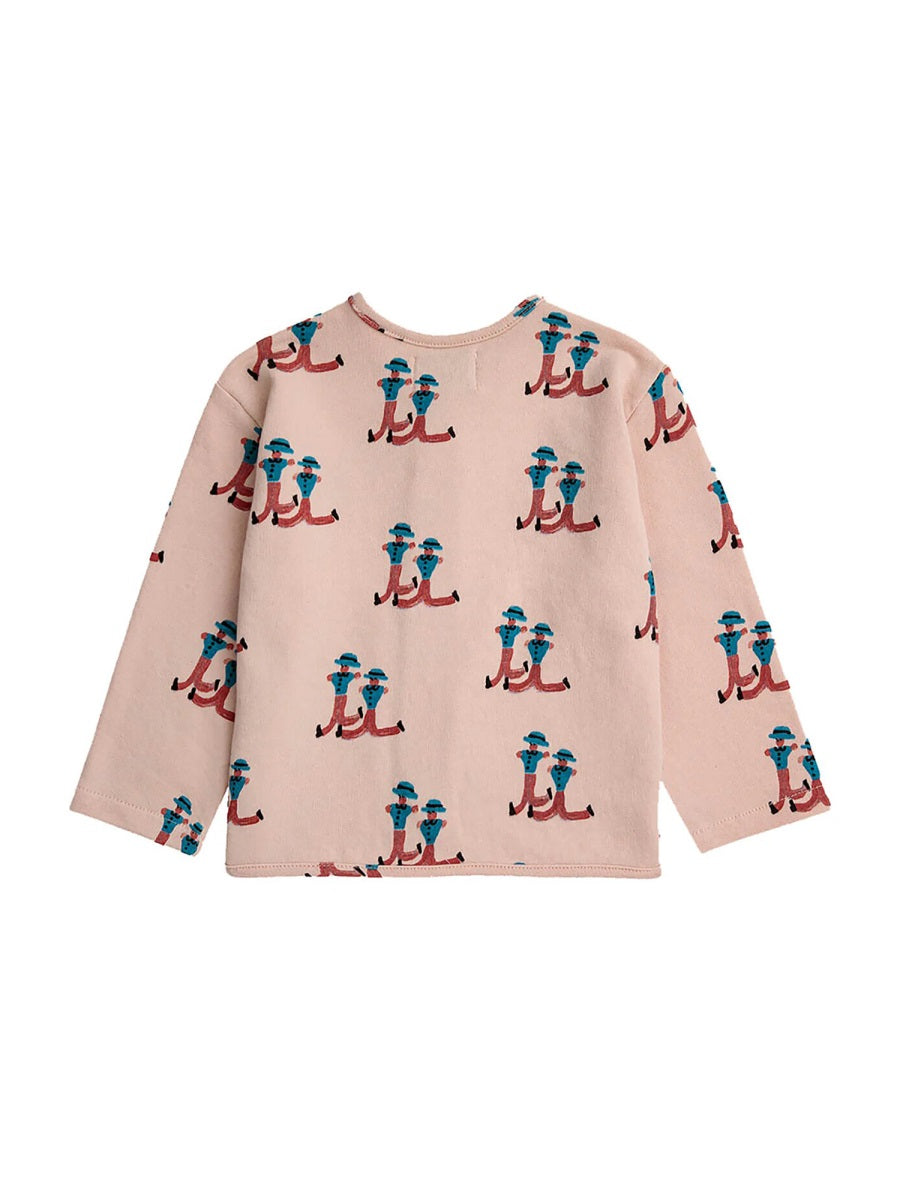 BOBO CHOSES Mini All-Over Buttoned Baby Dancing Giants Sweatshirt