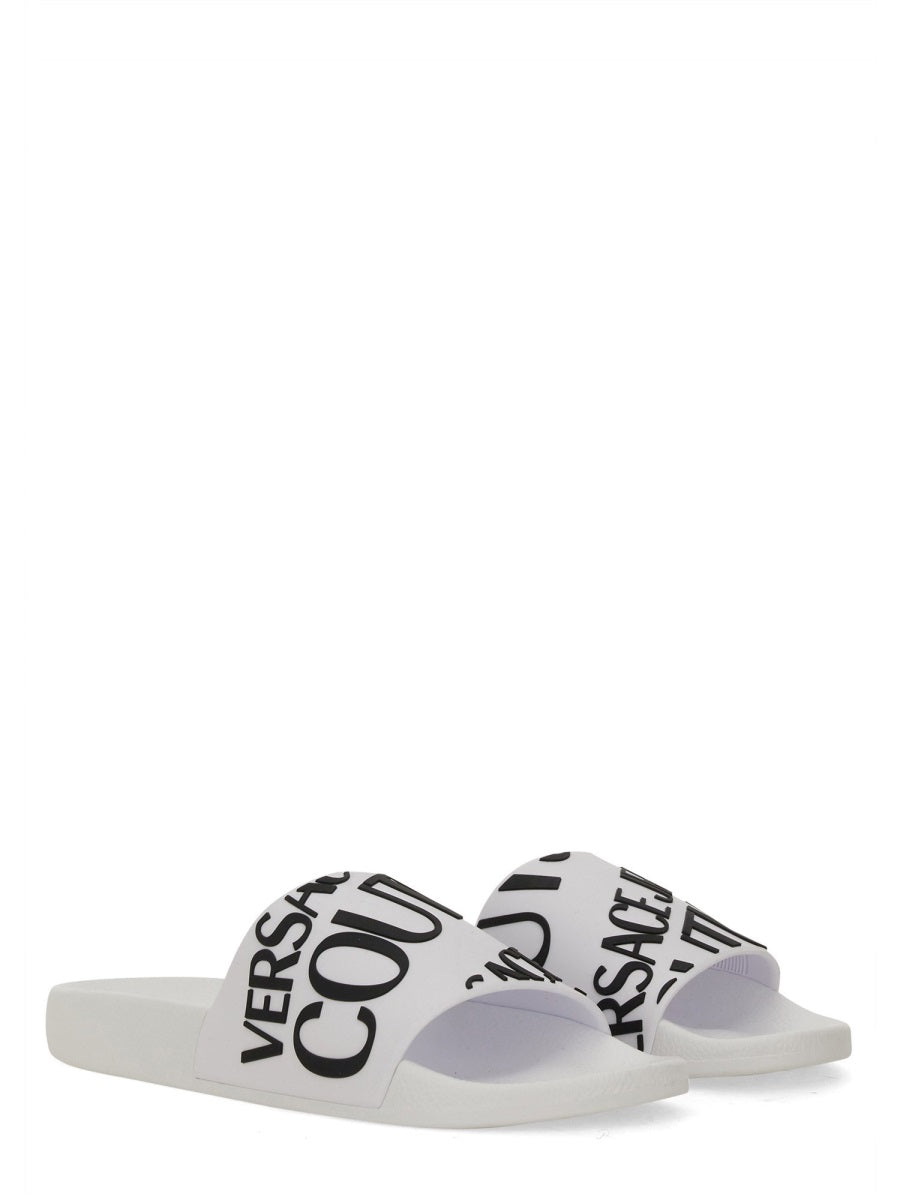 VERSACE JEANS COUTURE Chic Logo Slide Sandal for Women