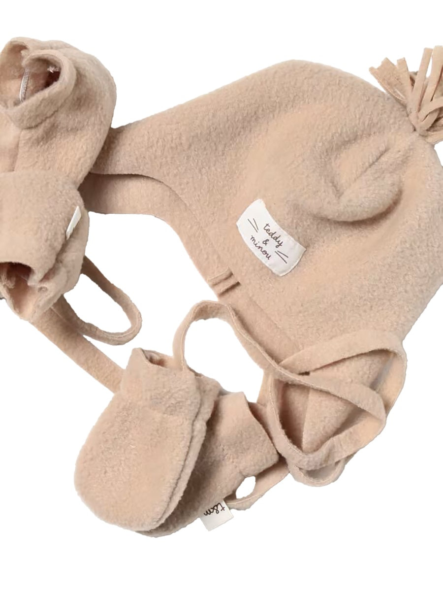 TEDDY & MINOU Mini Hat, Scarf, and Gloves Set