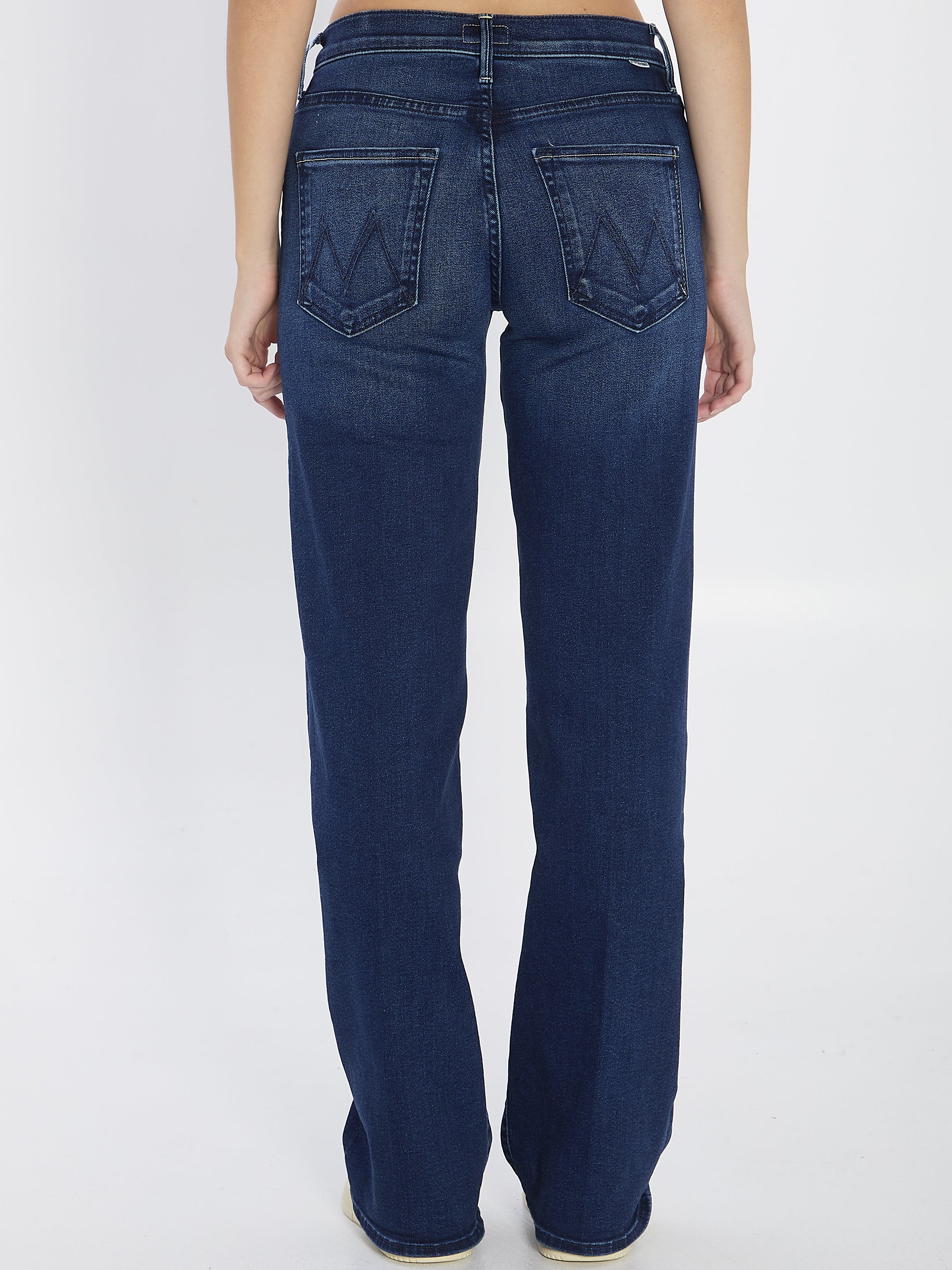 MOTHER Mid Rise Wide-Leg Denim Pants - Size 26 US