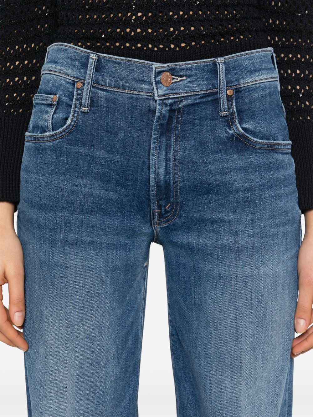 MOTHER Mid Rise Denim Jeans for Women