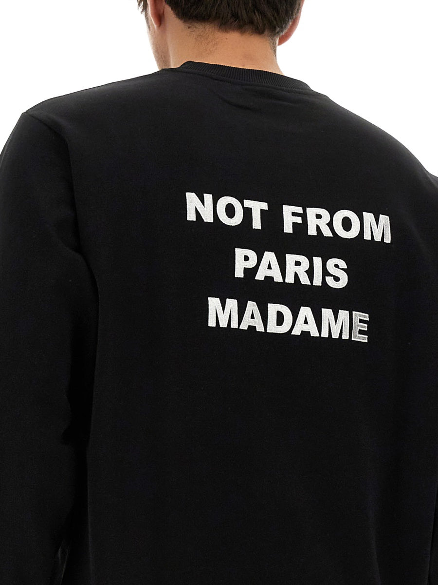 DRÔLE DE MONSIEUR Slogan Sweatshirt - Size L