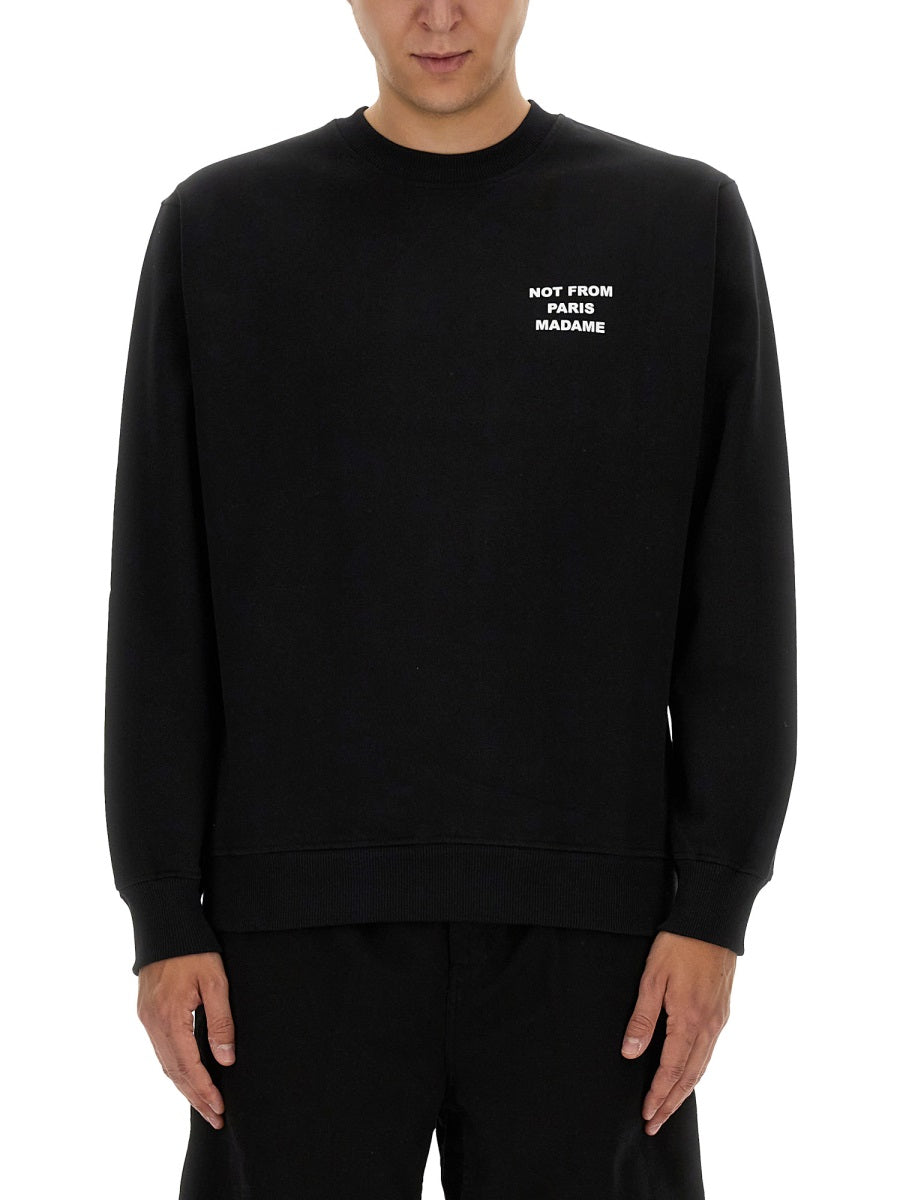 DRÔLE DE MONSIEUR Slogan Sweatshirt - Size L