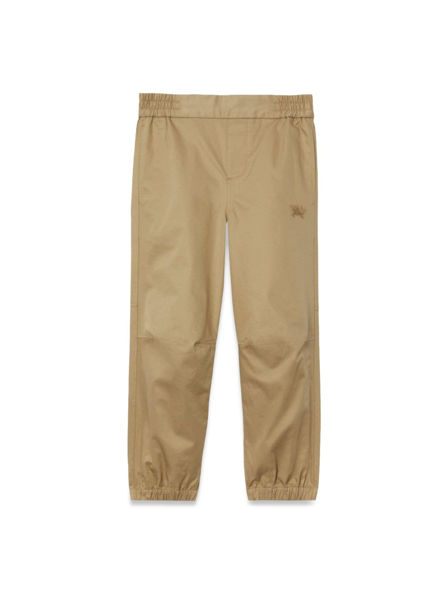 BURBERRY Girls' Mini Cotton Trousers - SS24 Collection