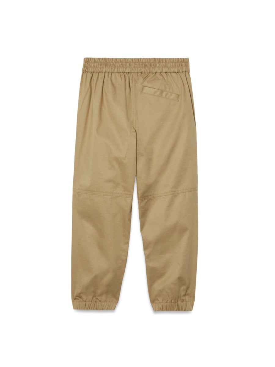 BURBERRY Girls' Mini Cotton Trousers - SS24 Collection
