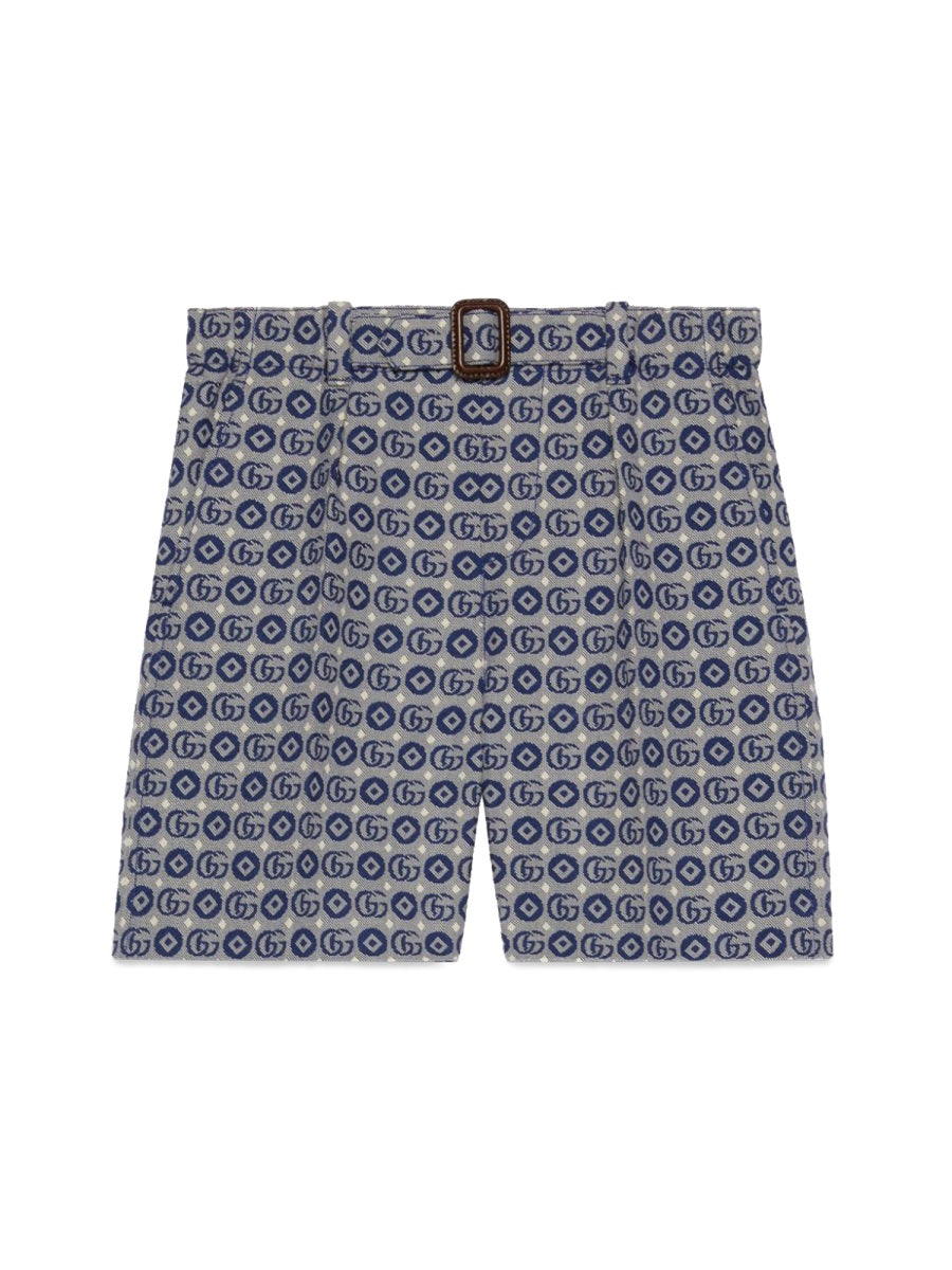 GUCCI Mini Bermuda Shorts with GG Dots Print