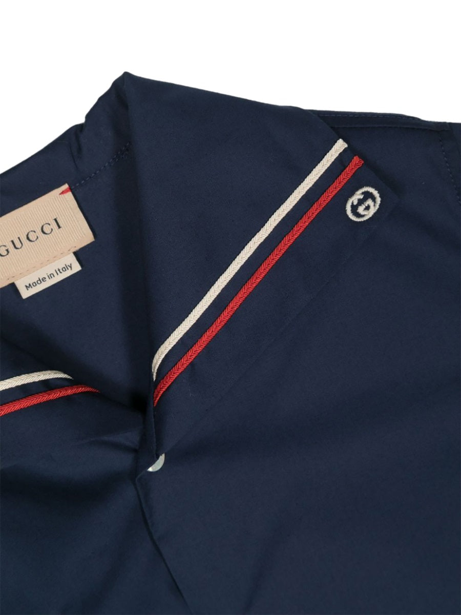 GUCCI Mini Stretch Cotton Poplin J.S. Shirt
