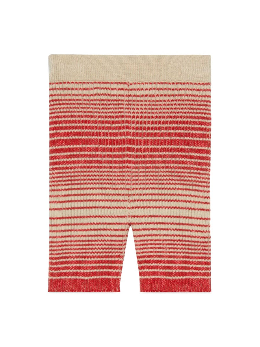 GUCCI Mini Bermuda Shorts with Stripes