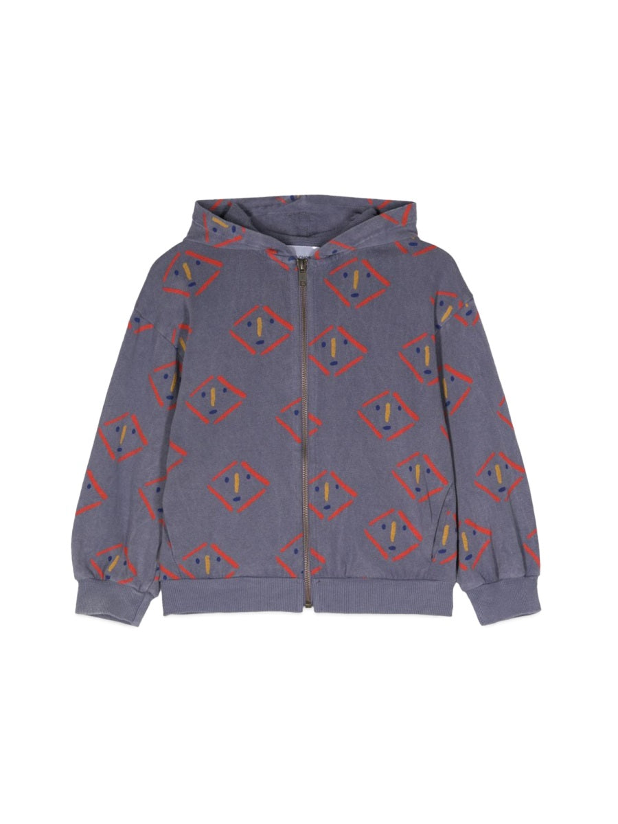 BOBO CHOSES Mini All Over Zipped Hoodie