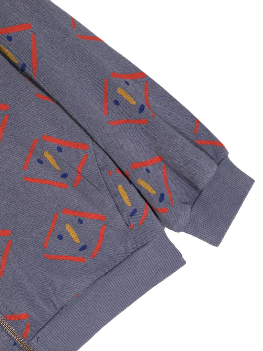 BOBO CHOSES Mini All Over Zipped Hoodie