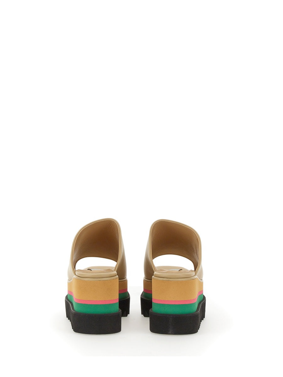 STELLA McCARTNEY Eco-Friendly Sneakelyse Sandals with 8 cm Heel