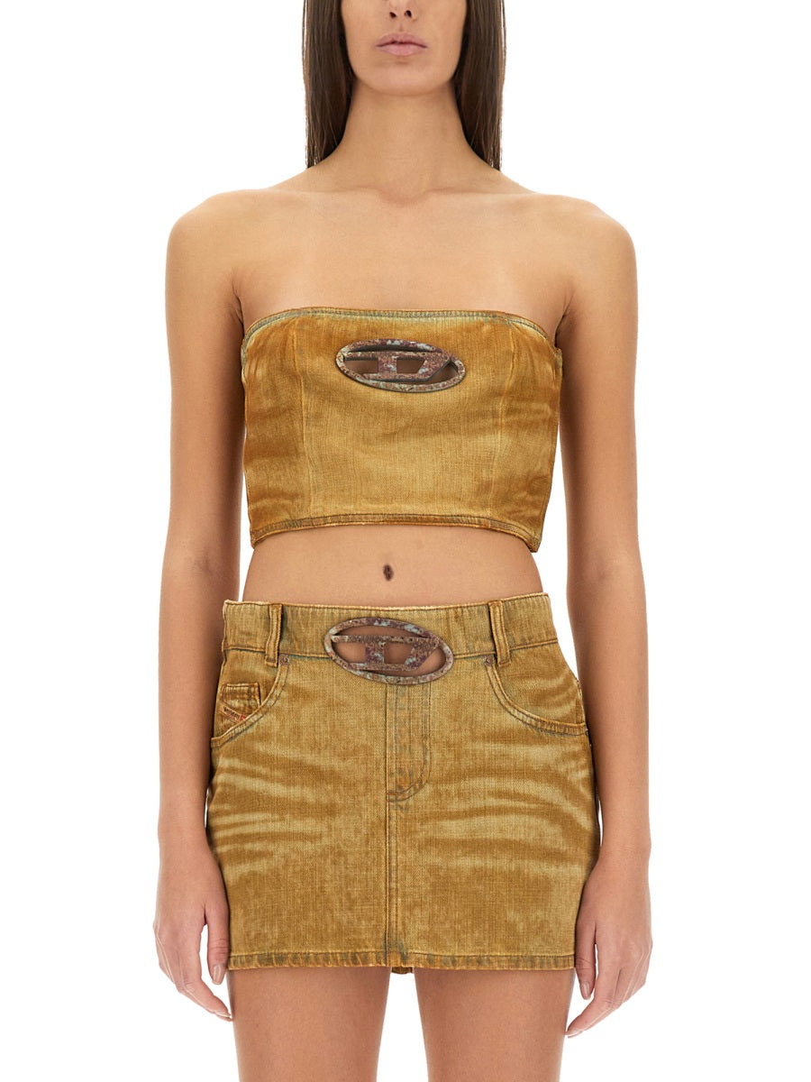 DIESEL Regular Fit Cotton Top - Size S