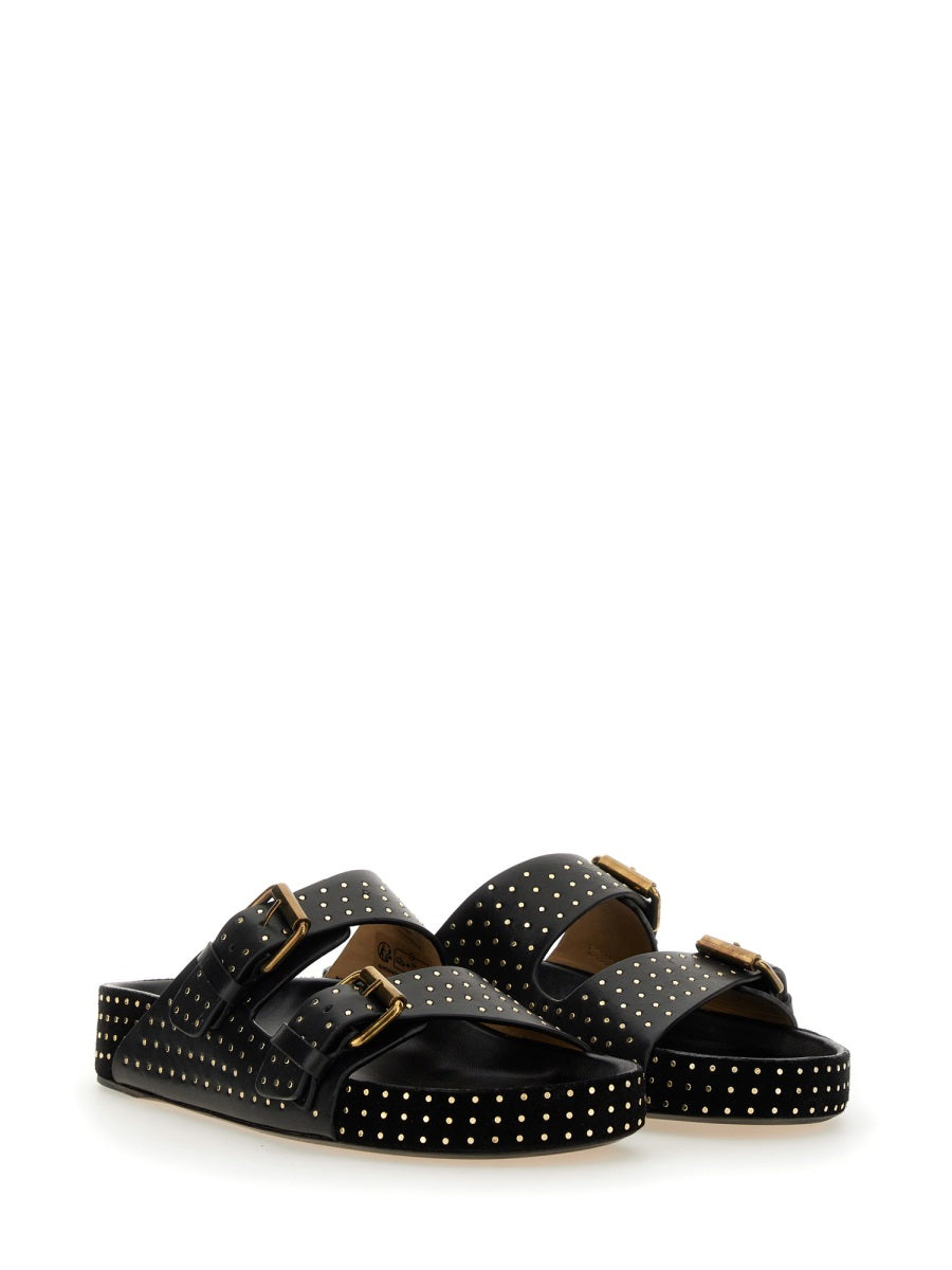ISABEL MARANT Chic Cow Leather Sandals for Women - SS24