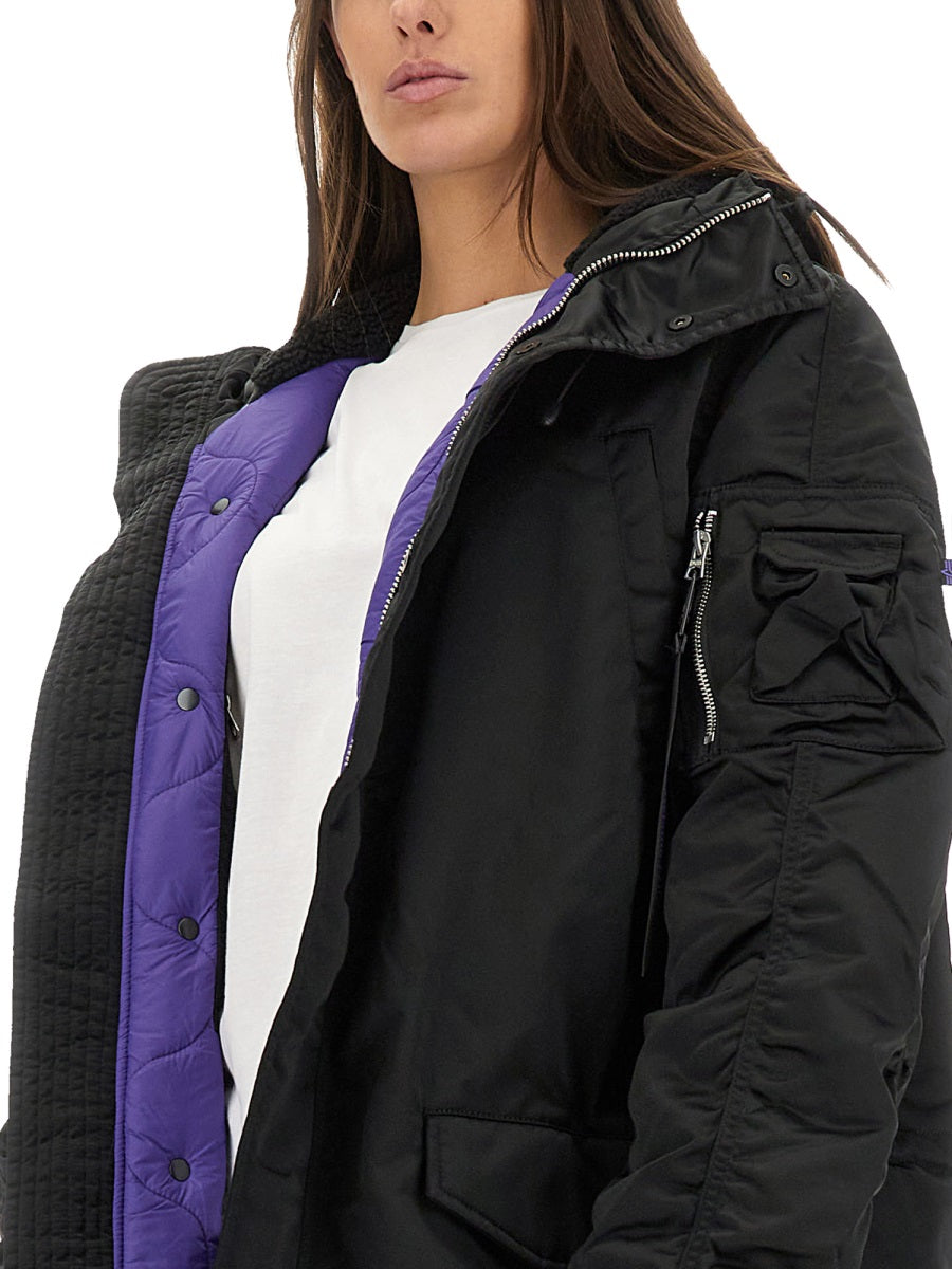 ALPHA INDUSTRIES Unisex Long Bomber Jacket - N-3B