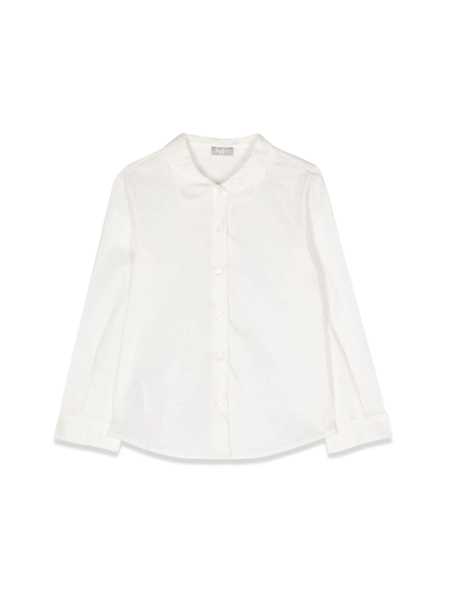 IL GUFO Girls' Long Sleeve Mini Shirt