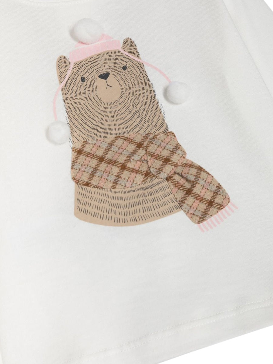 IL GUFO Mini Print T-Shirt for Girls