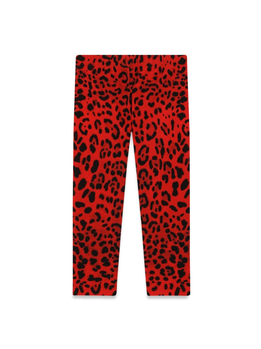 DOLCE & GABBANA Mini Animal Print Leggings for Girls