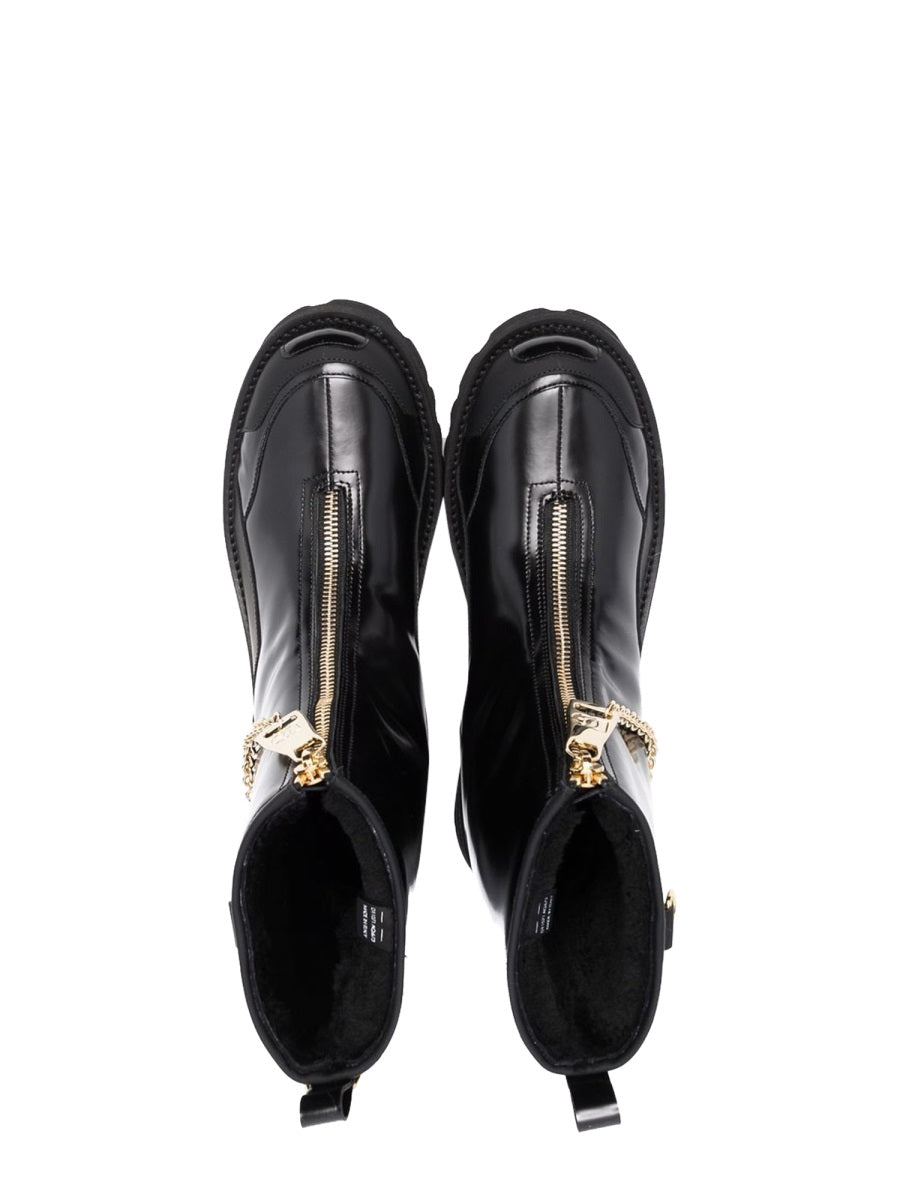 DOLCE & GABBANA Chic Leather Boots for Teens