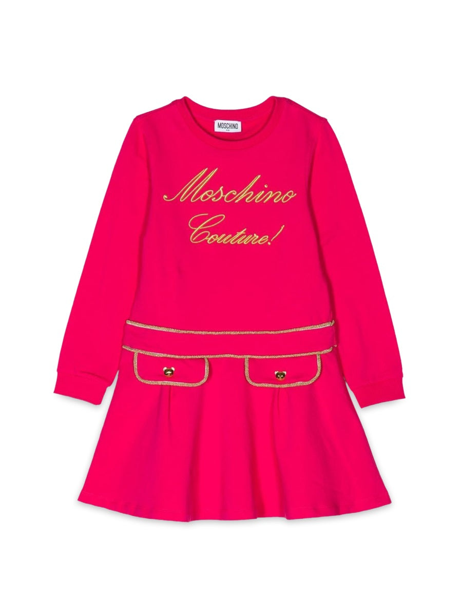 MOSCHINO Mini Logo Dress for Girls