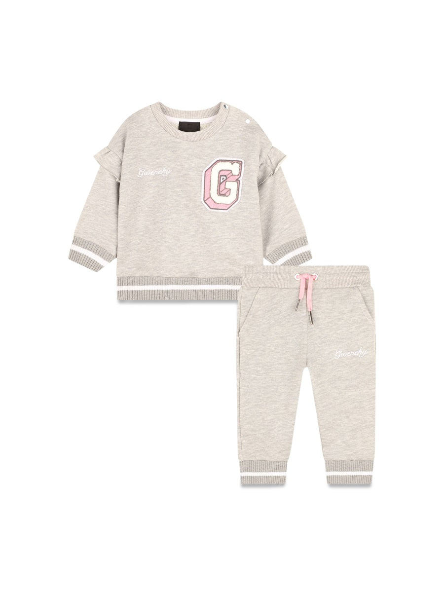 GIVENCHY Girls' Stylish Jogging Outfit for FW24