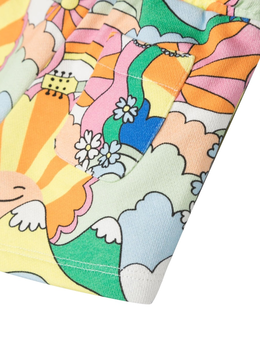 STELLA McCARTNEY Patterned Print Mini Shorts for Girls