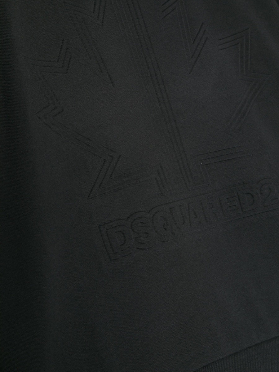 DSQUARED Slouchy Fit Crewneck Sweatshirt for Kids