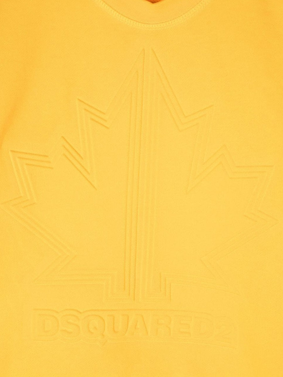 DSQUARED Slouchy Fit Crewneck Sweatshirt for Kids