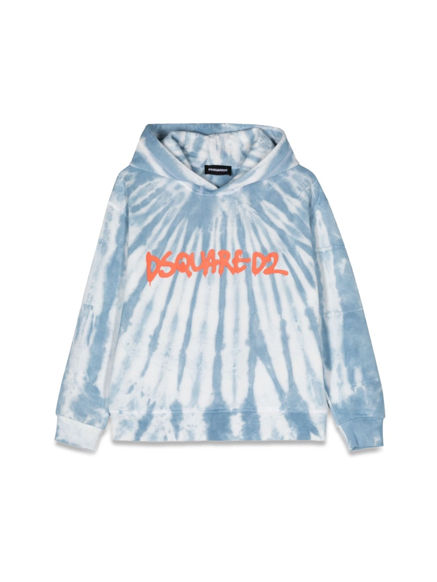 DSQUARED Mini Slouch Fit Logo Hoodie