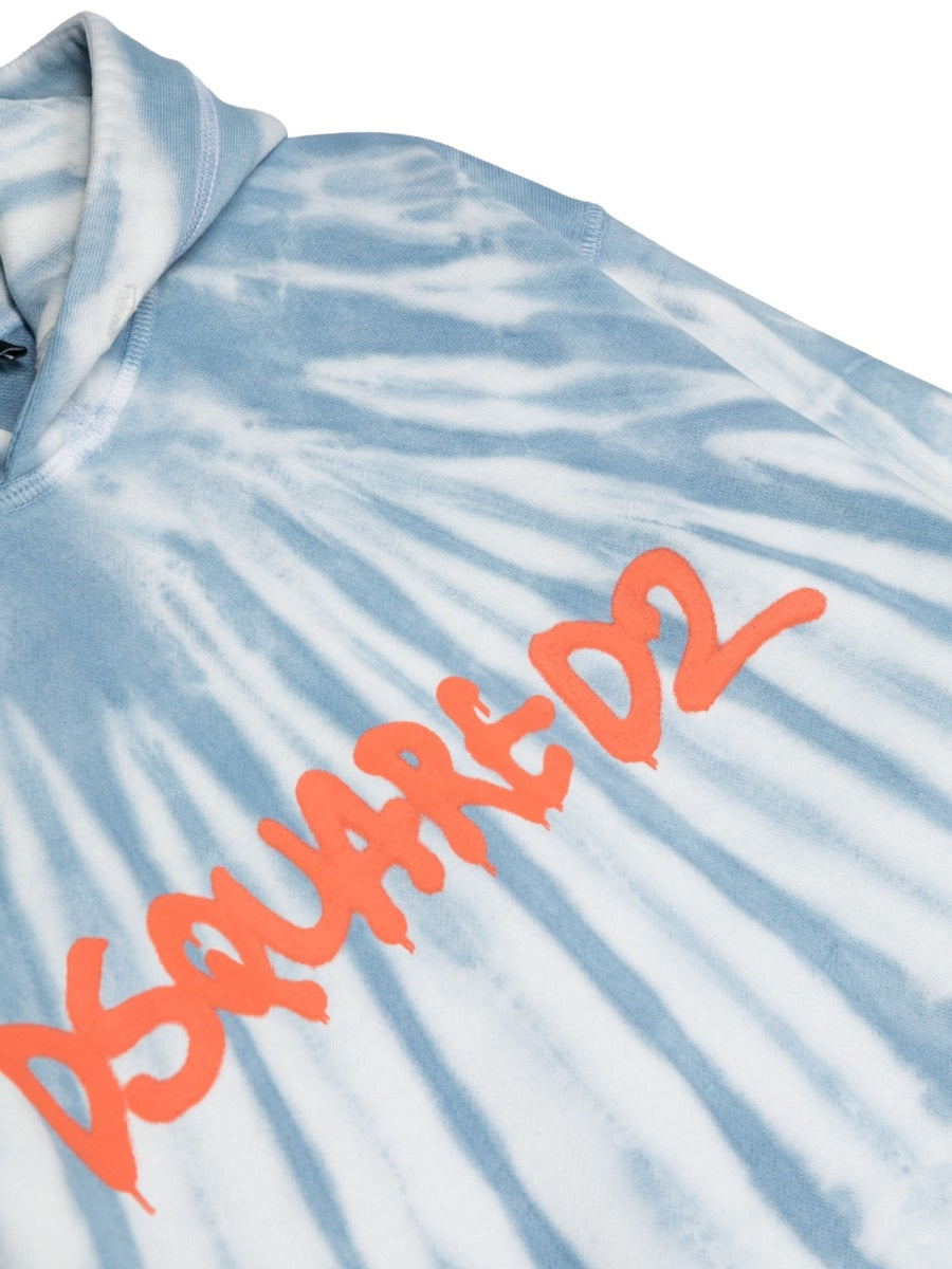 DSQUARED Mini Slouch Fit Logo Hoodie