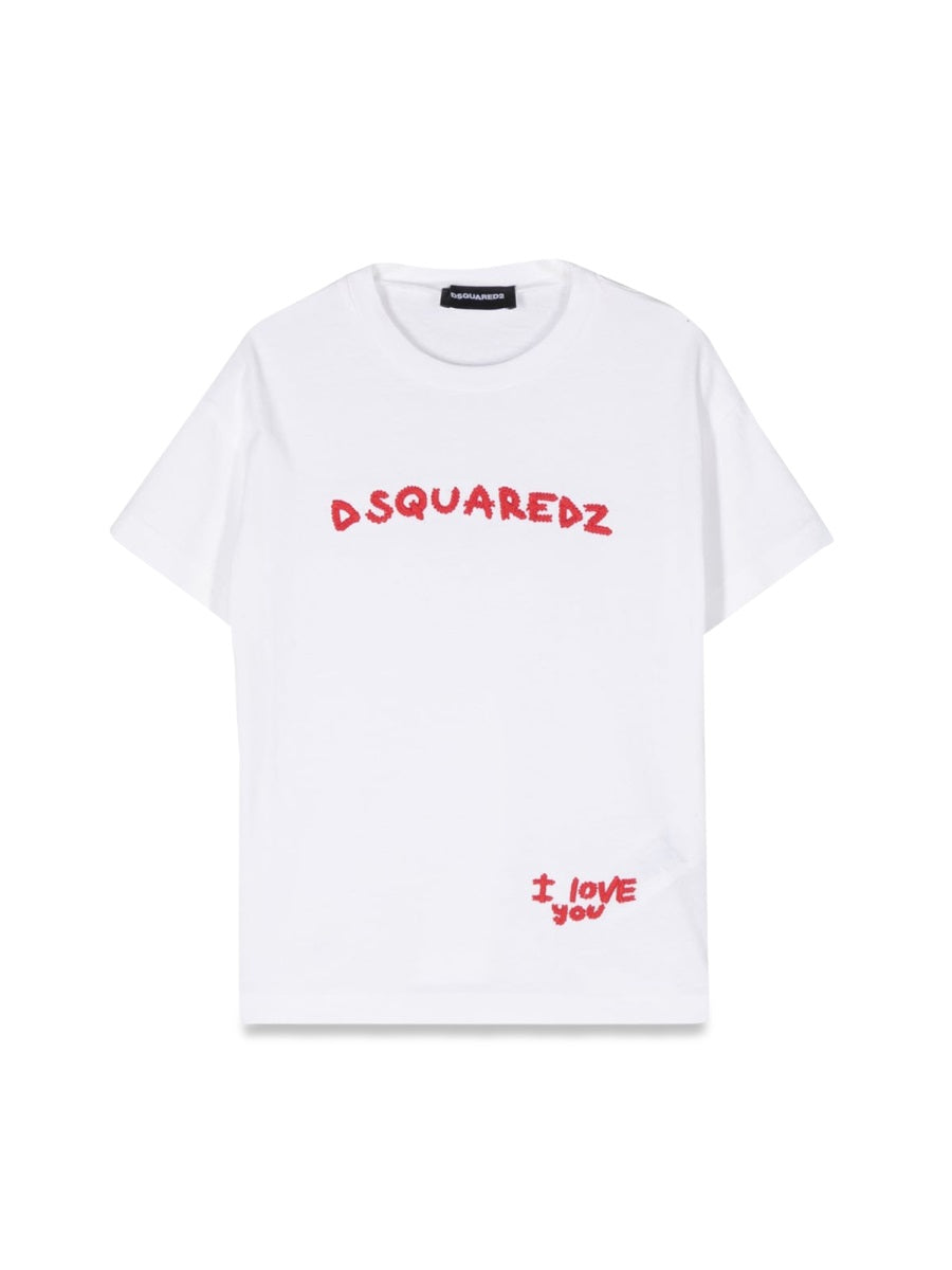 DSQUARED Mini Logo T-Shirt for Girls