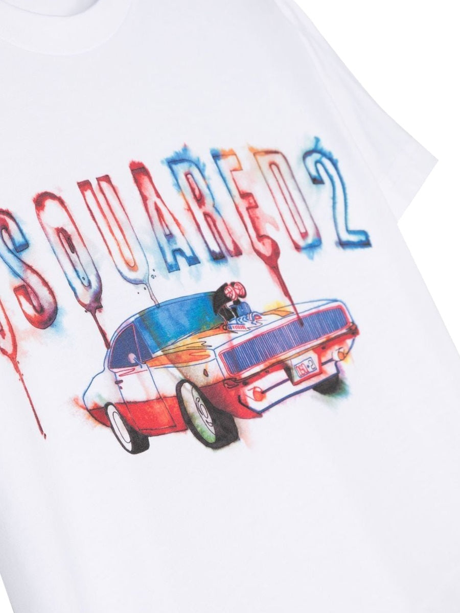 DSQUARED Mini Logo T-Shirt for Kids