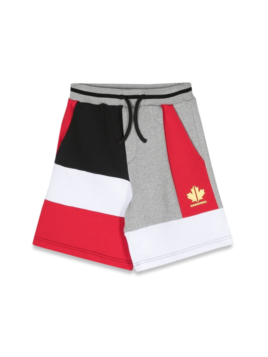 DSQUARED Oversized Bermuda Shorts for Kids